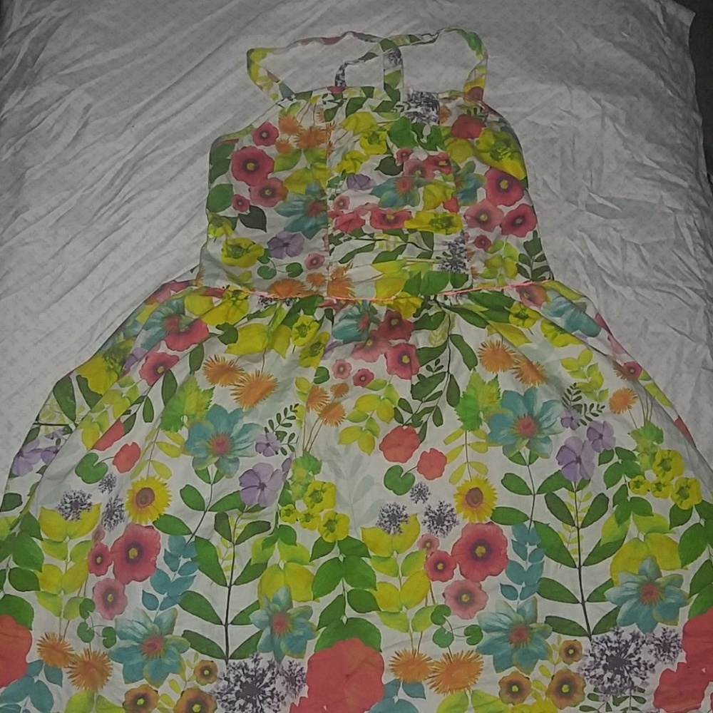 Strappy flower dress